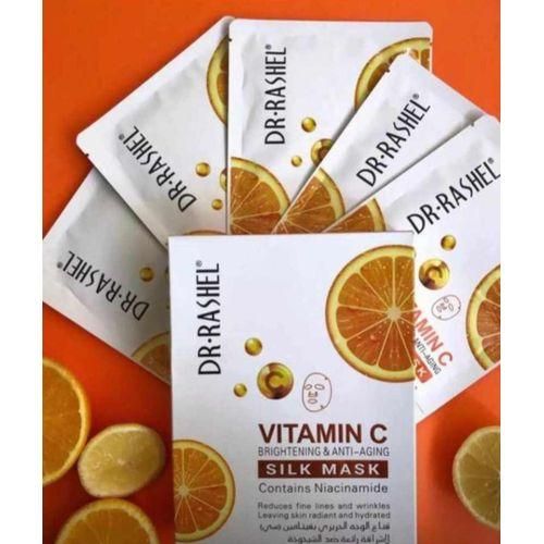 Brightening & Anti-Aging Hydrating Silk Mask with Vitamin C & Niacinamide.