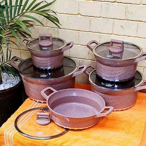 10 Pcs Set Granite Die-casting Nonstick Cookware Sufurias