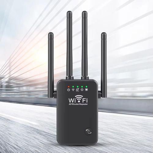 Professional wireless WiFi repeater AP 300Mbps 4-antenna signal amplifier