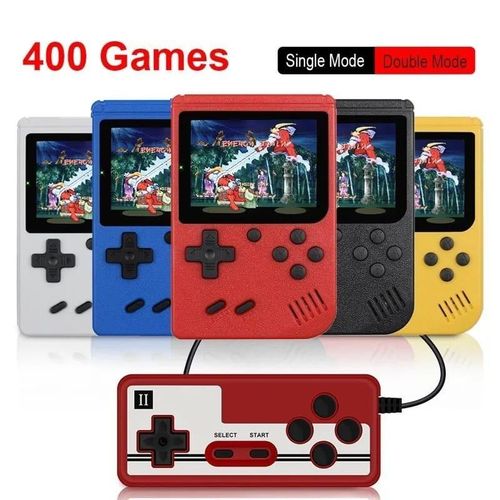Mini Video Game Console With In-built 400 Games, Can Support 2 Players, Can Support TV Output .