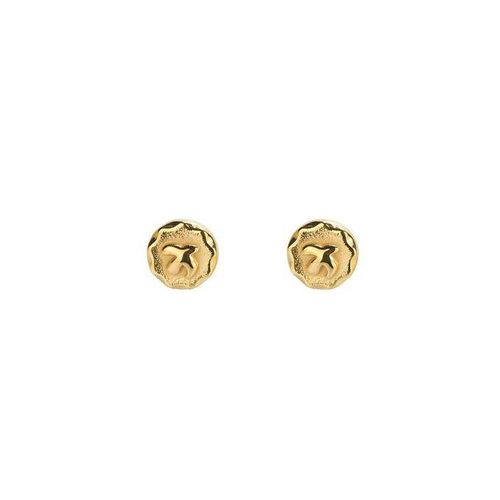 Retro Eagle Earrings Male Tide Single Ear Stud Fashion Simple Ear Jewelry Gold