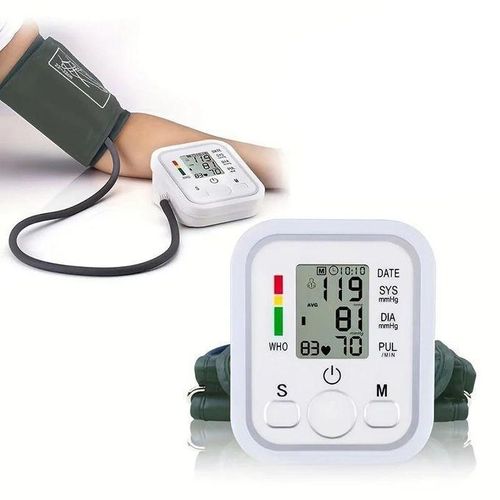 Digital Arm Blood Pressure Monitor BP Measuring Machine Type C Cable