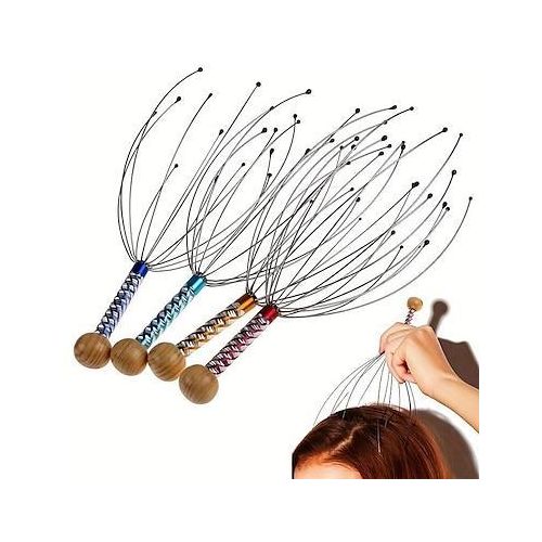 Octopus head scalp massage comb