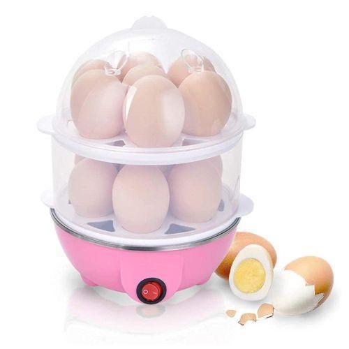 Boiler Double Layer Multifunction Electric Egg Boiler Automatic Off Egg Cooker Poacher Steamer Egg Poacher Egg Maker.