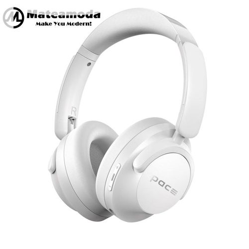 Pace Wireless Bluetooth Over-Ear Headphones Noise Cancelling Multi-Device Pairing