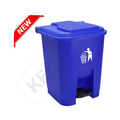 50Litre Pedal Waste Bin Blue