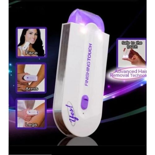 Portable Rechargeable USB Finishing Touch Painless Hair Removal Tool