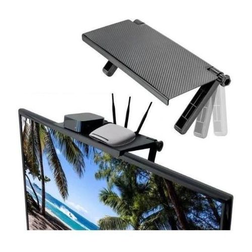 TV Screen or Computer Monitor Desktop Screen Top Storage Shelf or Adjustable Top Rack