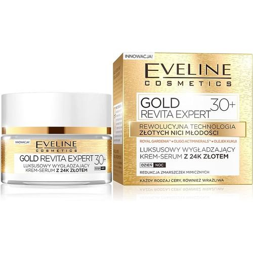 Luxurious Smoothing Cream-serum With 24k Gold - 30+