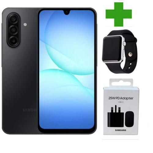 Samsung GALAXY A17, 6.7'' HD+, 4GB RAM + 128GB ROM, DUAL SIM, 50MP, 5000mAh WATCH ADAPTER, BLACK