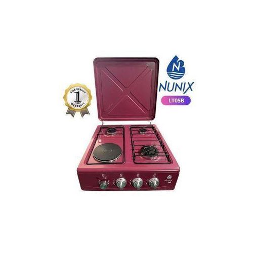 New model Table Top Cooker 3 Gas + 1 Electric Burner Stove