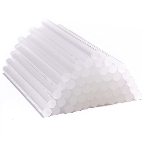 Hot Glue Sticks, 50pcs Crystal Clear Hot Glue Gun Sticks