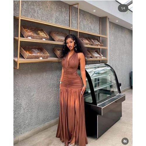 Maxi Dress with Side Slit