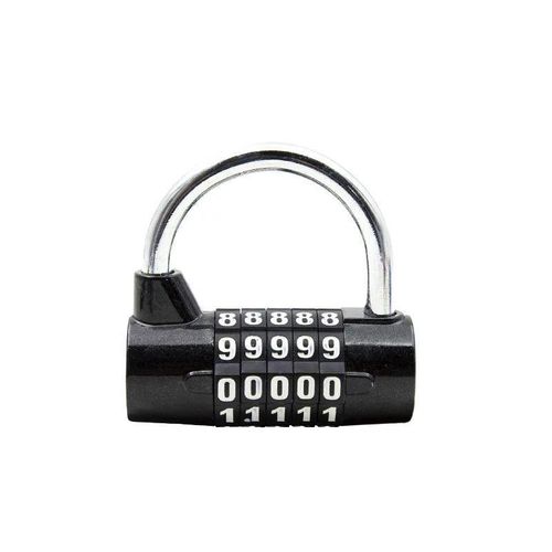 Stellar 5 Digit Combination Padlock Keyless Resettable Lock for School Office Gym Locker