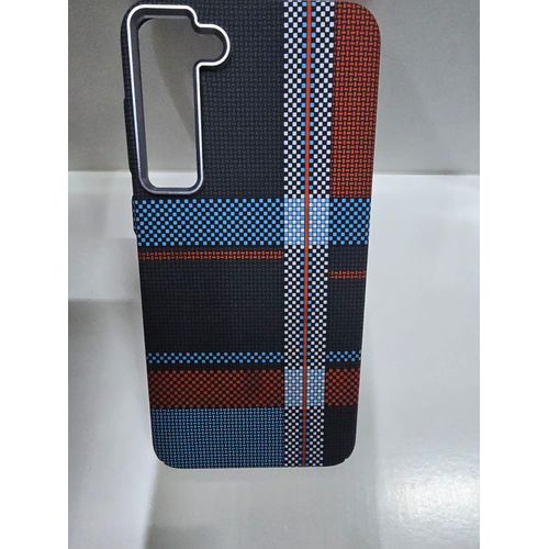 Galaxy S24 Tribal Carbon Fiber MagSafe Compatible Magnetic Phone Case Shockproof Slim Protective Back Cover with Anti-Scratch Texture, Raised Camera Guard, Comfortable Grip & Durable Protection