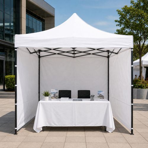 Trade Fair Tent 3m x 3m Foldable Exhibition Gazebo Canopy