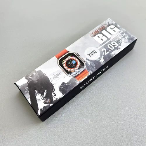 Smart Watch T900 Latest Fashion Ultra Big Smart Watch, 2.09" HD Display With BT Calling, Smartwatch For Men, Smartwatch For Women, Sleep Monitor, Blood Pressure And Oxygen Monitor, Voice Assistant, Pedometer Steps, Remote Camera, Watch Band