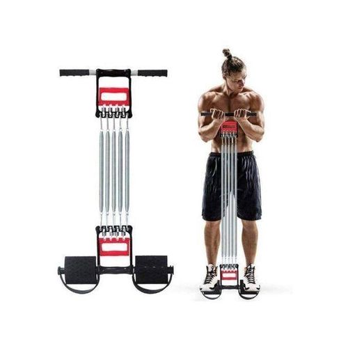 3 In 1 Chest Expander Spring With TUMMY TRIMMER, 3-in-1 Multifunctional Chest Expander For Men And Women, Traditional Hand Clamp And Elastic Foot Pedal Exercise Sit-Up Pedal Pull Rope And Professional Chest Trainer For Men