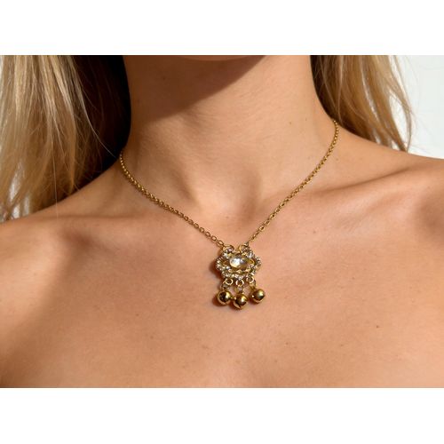 Moonlight Safety Lock Necklace Chain