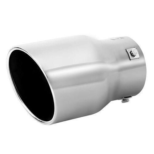 54mm-89mm Universal Chrome Stainless Steel Car Rear Exhaust Pipe Muffler Tip End