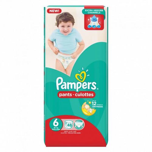 Baby-Dry Jumbo Diapers Size 6 16kg 48 Count Unisex Up to 12H Dryness