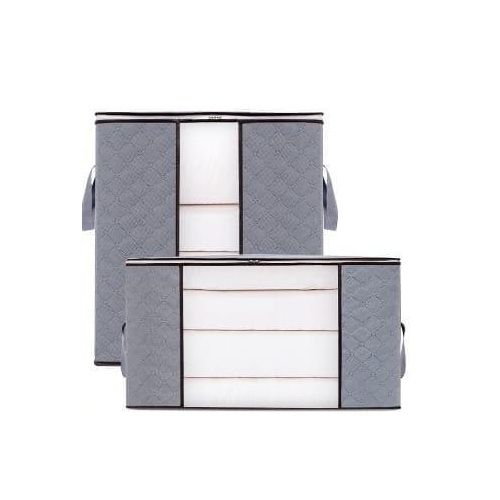 2piece set70cm and 50cm Foldable clothes and quilt storage bags designed for duvets clothestoys blankets pillows