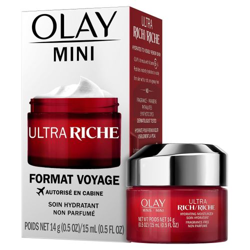 Regenerist Ultra Rich Face Cream, Face Moisturizer with Vitamin B3, Niacinamide, Fragrance-Free, Travel/Trial Size