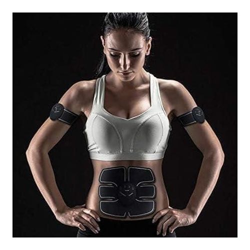 Muscle Toner, Abdominal Toning Belt Abs Trainer Body Fitness Belt Ab Workout Machine for Men & Women Arm & Leg Trainer