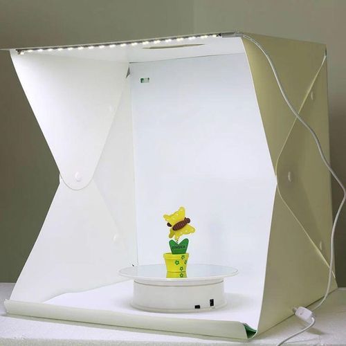 40x40cm LED Light Box Photo Studio Tent for Jewelry Accessories Cosmetic Photography