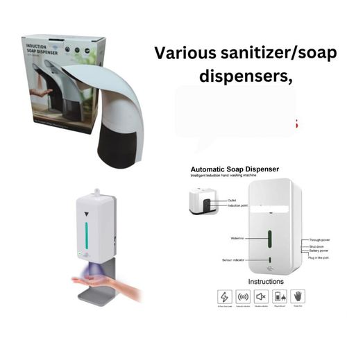 Sanitizer plus soap dispenser