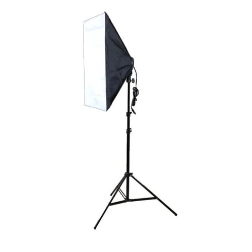 Professional photographic studio easy folded 50 by 70 cm softbox with bulb and stand for studio strobe light flash photography