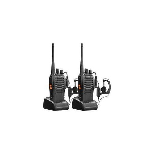 BF-888S Upto 5km Portable Radio Calls Walkie Talkies-2 Pieces With Earphones