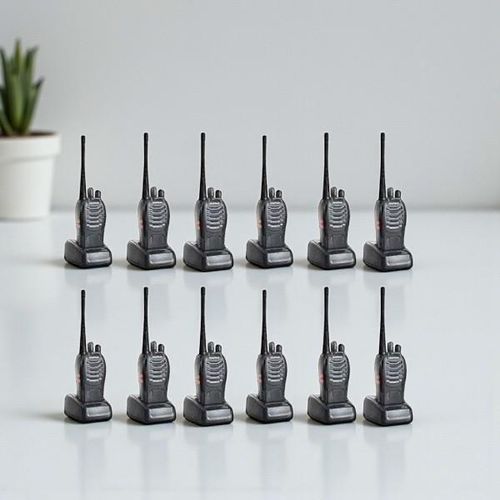 BF-888S Walkie Talkie 12 Pack 5KM Long Range 2-Way Radio Calls 16 Channels Handheld Rechargeable Battery Security Communication