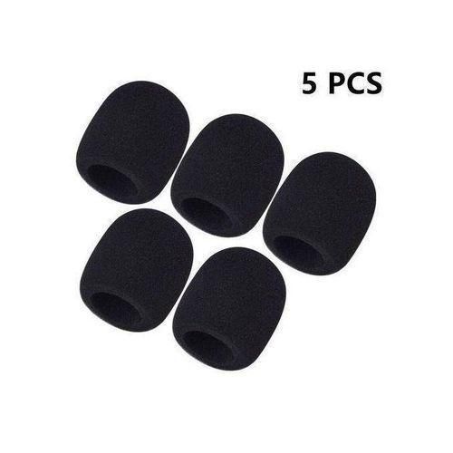 5Pcs Microphone Foam Thickened Handheld Stage Microphone Windscreen Foam Case Cover Protector For Meeting Mic