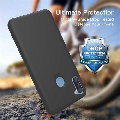 Shockproof silicone Case Microfiber Lining cover for Galaxy A11