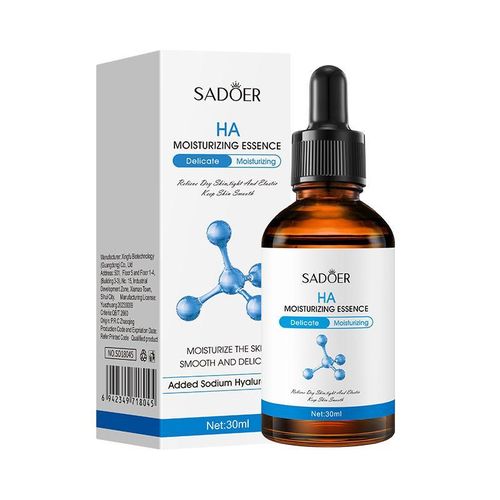 Hyaluronic Acid Serum 30ml Intensive Moisturizing Deep Hydration Plumps Skin for Supple Dewy Complexion Essential Oil