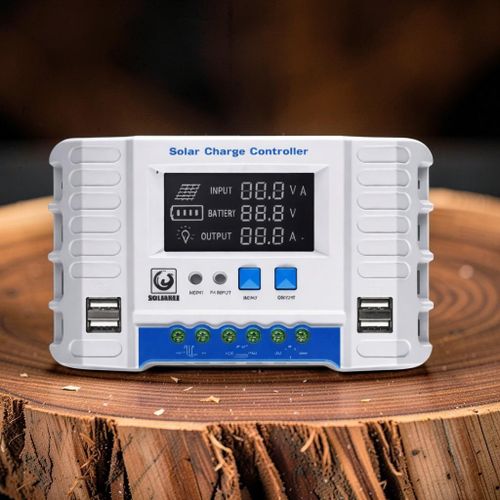 Plug And Play 12V/24V 20A PWM Solar Charge Controller with LCD Monitor