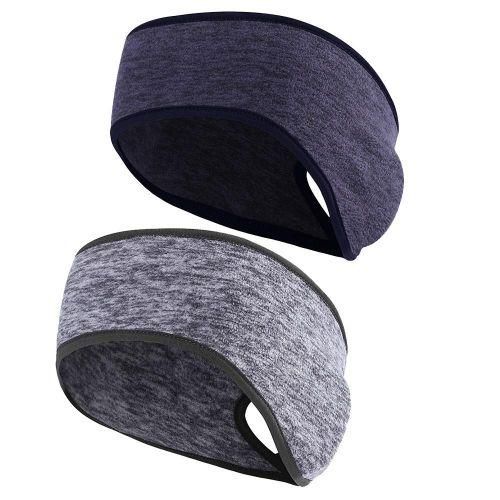 2Pack Outdoor Ponytail Headband Ear Warmer Head