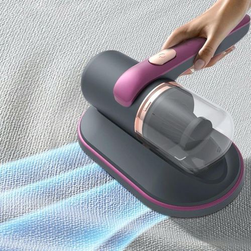 Handheld Mattress Vacuum Cleaner with Powerful Suction & UV-C Sterilization - Dust Mite Removal & HEPA Filter Bed Cleaner