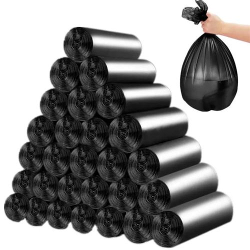 100pcs black kitchen trash bags