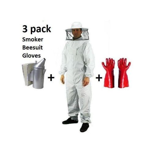 3 pack complete bee suit set
