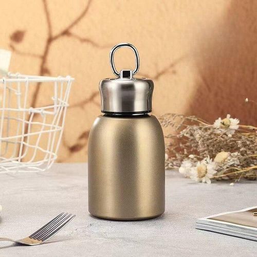 Mini Vacuum Insulated Stainless Steel Water Bottle 300ml Double Wall Thermal Flask for Hot and Cold Drinks Leakproof BPA Free Travel Coffee Mug Portable Water Bottle for Office
