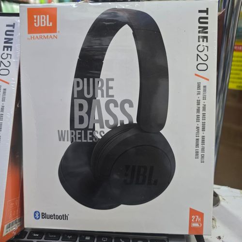 Tune 520BT Bluetooth Wireless On-Ear Headphones Pure Bass Sound, Mic, 57H Playtime