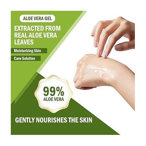 Soothing & Hydrating Skin Care,Hydrating Aloevera Gel for Face and Skin,No Sticky Moisturizing,(160 mls)