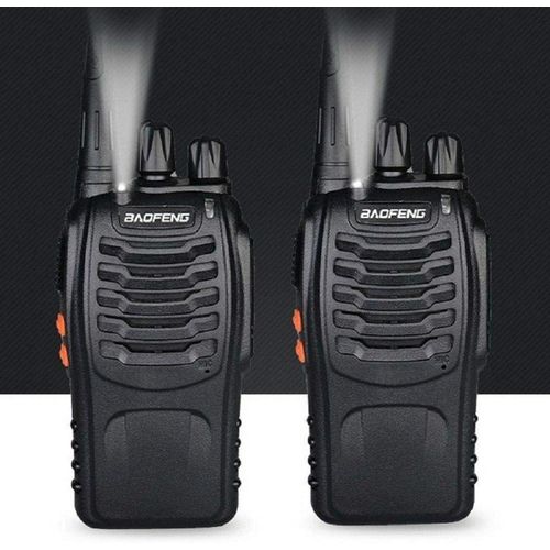 2-Pack BaoFeng Walkie Talkie Pair Professional Radio Call for Communication