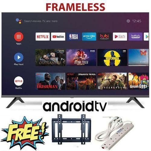 43" Inch ,FRAMELESS Android TV,INBUILT DECODER,Netflix ,YouTube+FREE BRACKET+TV GUARD
