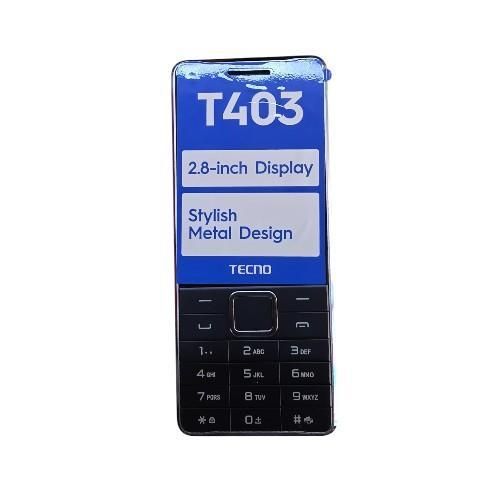 T403 28 Inch Display Bluetooth FM Radio 1150 mAh 4MB ROM 4MB RAM Dual Sim - Black