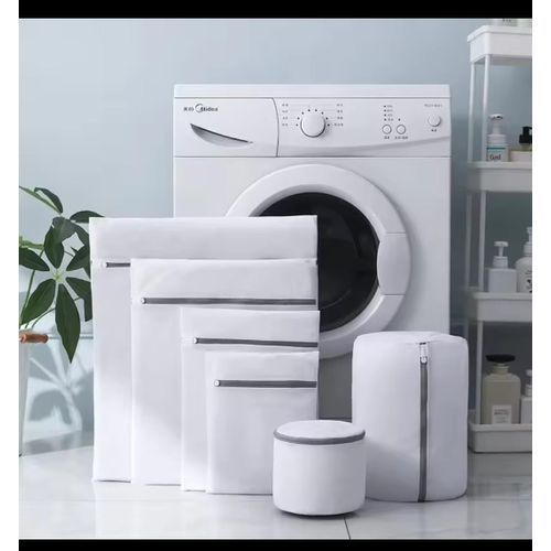 6Pcs Mesh Laundry Bags for Delicates, Laundry Bags Mesh Wash Bags, Durable and Gentle Lingerie Bags for Washing Delicates, Garment Bags for Washing Machine