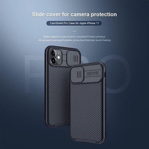 Nilkin CamShield IPhone 11 Pro CaseSlim Full-Body IPhone 11 Pro Protective Cases Cover For 11 Pro Heavy Drop Protection Patent Design 5.8''(Black)
