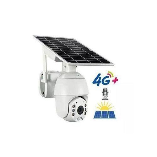 4G Solar Powered Camera UBOX -(Colored At Night + Record 2-way Audio)